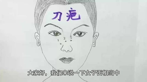 女人面部痣相最准图（女人面部痣相最准图左右）