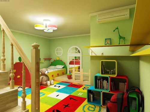 儿童房设计（儿童房设计效果图女孩）