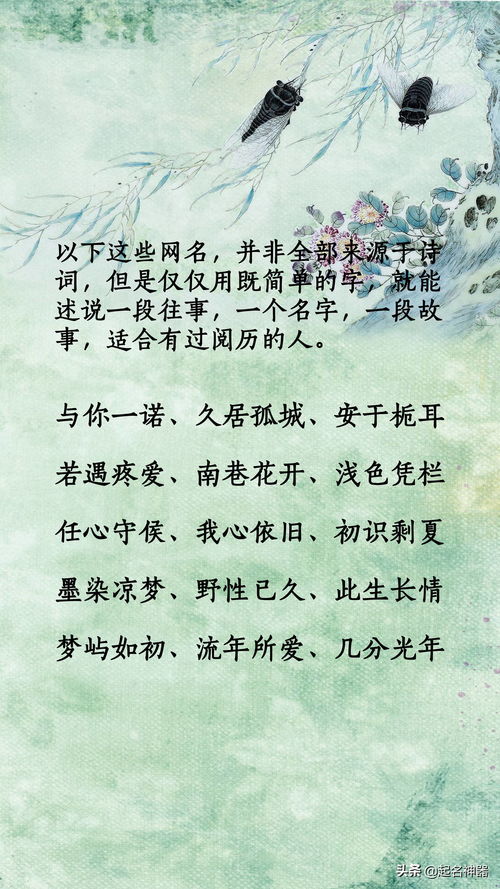 古风繁体字网名（古风繁体字网名两个字）